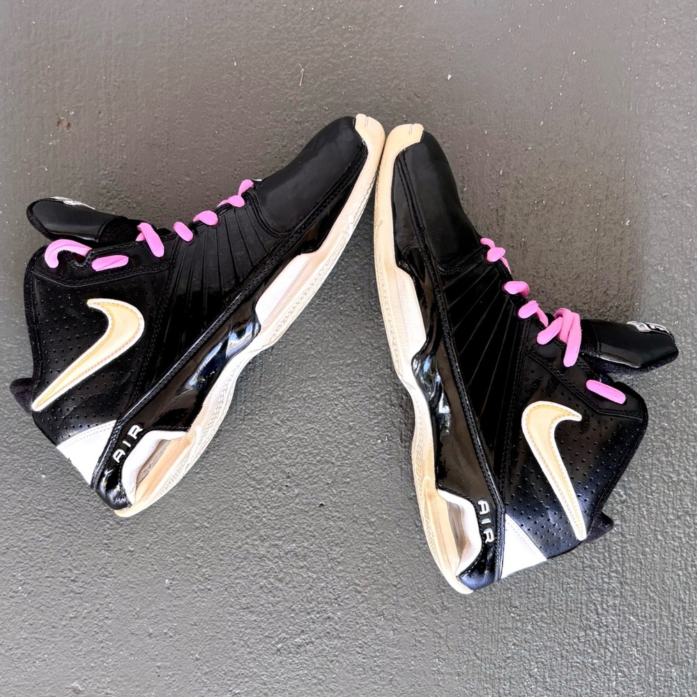 NIKE Air Max Visi Pro 2 Vintage High Top Basketball Shoes Retro Sporty Sneakers